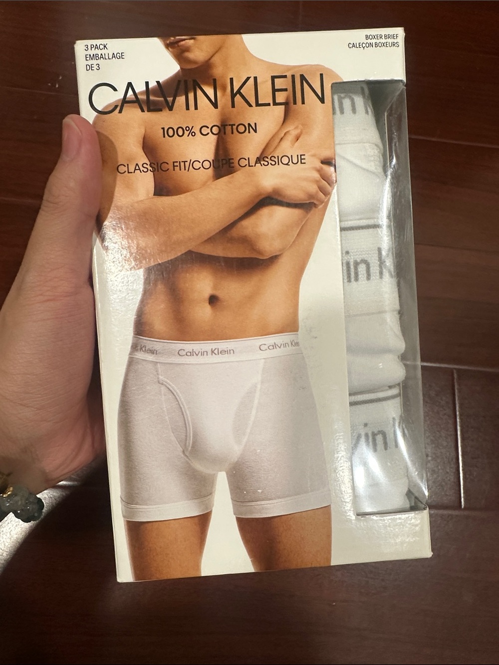 Calvin Klein White Cotton Boxer Briefs - 3 Pack